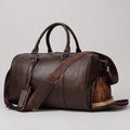 Voyager Leather Duffel Bag (Full Grain Bag)