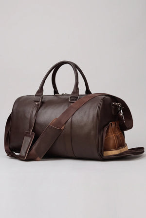 Voyager Leather Duffel Bag (Full Grain Bag)