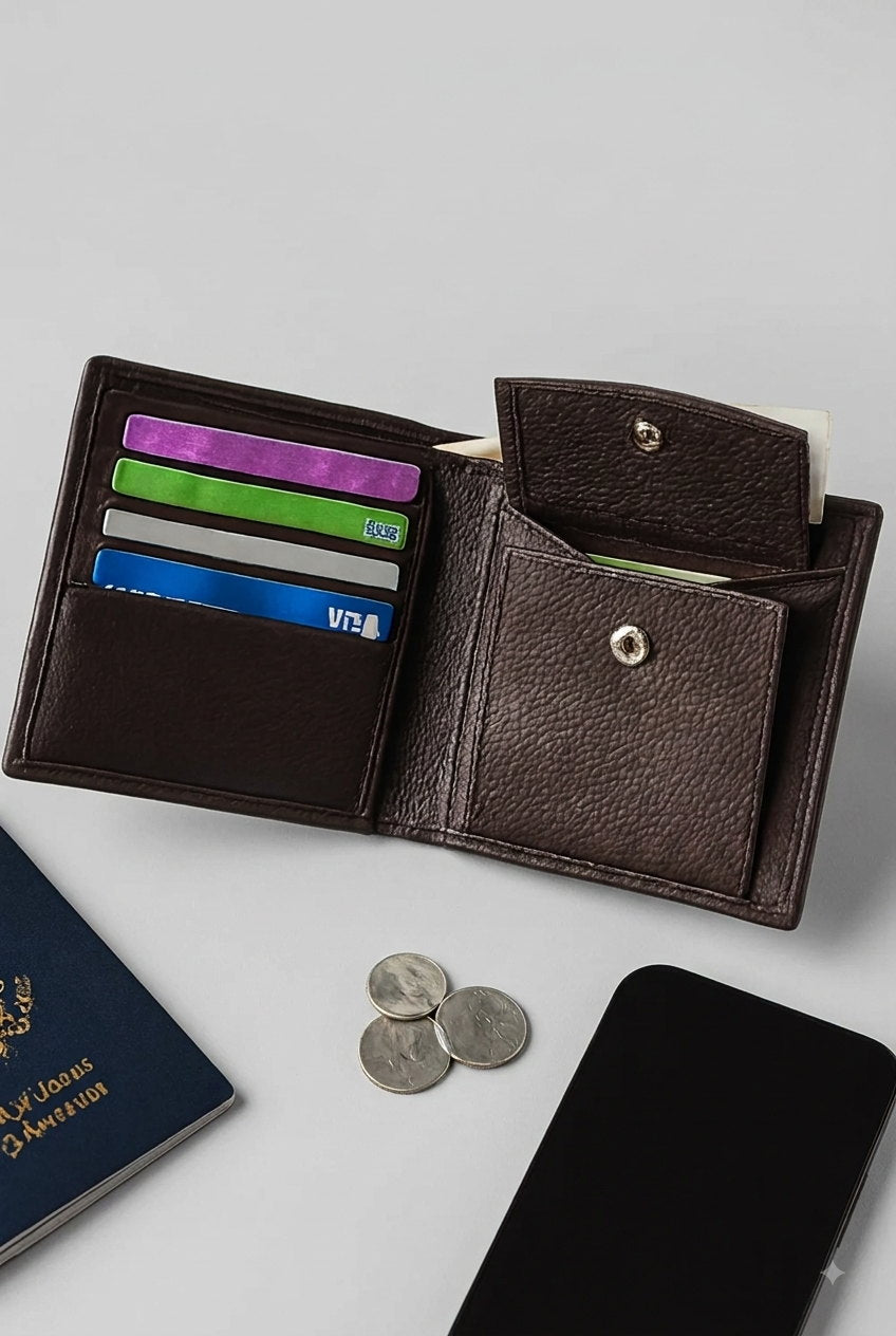 Womens Credit Card Holder RFID Blocking, Zipper Holder (Croco Pattern) – Artizanni Leather