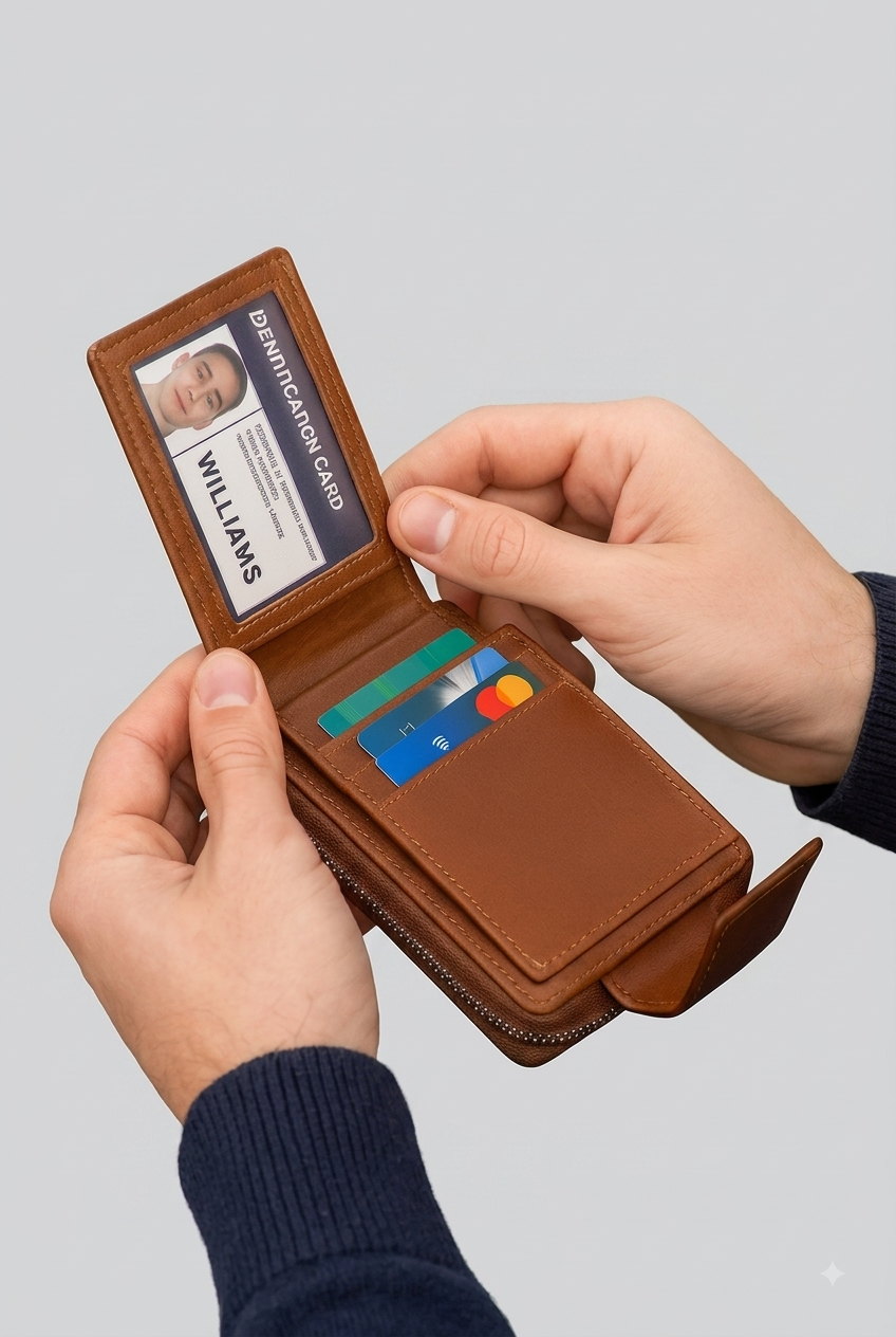 Yoyager Bifold Leather Classic Wallet SD 061 – view 3
