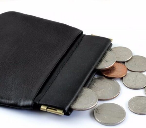 Leather Slim Coin Purse