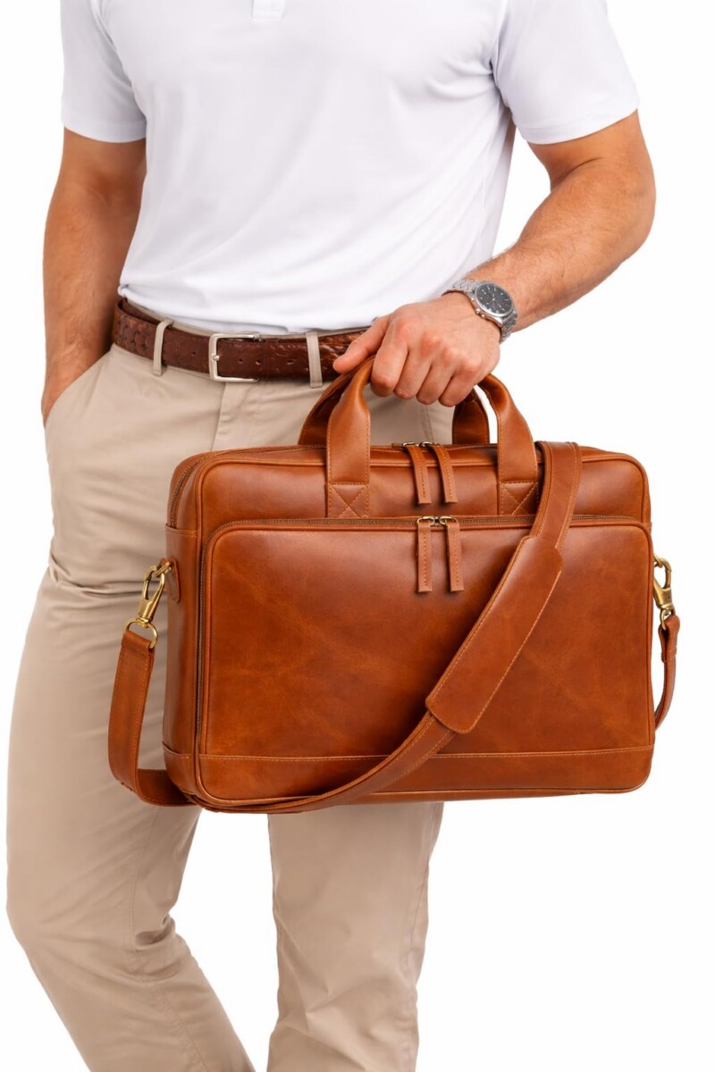 Buffalo Leather Pilot Bag AZ 058  16.25”*11.75”*3” Inches (L*H*B)