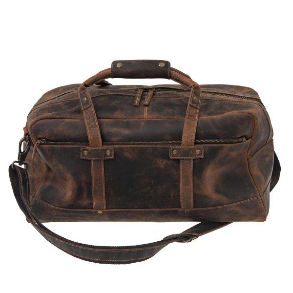 Leather Duffle Bag for Men- Carry On Duffle for Weekend Getaway