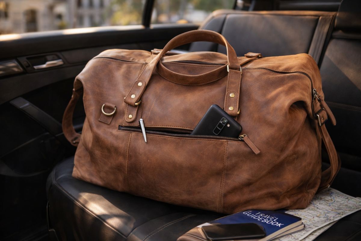 Aviator Duffle 083 (Vintage Tan) 23.2”* 23.62”* 11.81 Inch (L*W*H)