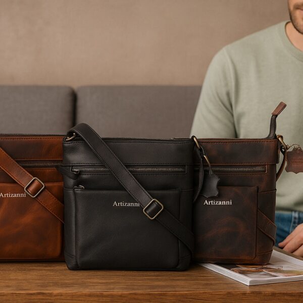 Premium Leather Satchel Bag AZ 060 Premium Leather Satchel Bag AZ 060