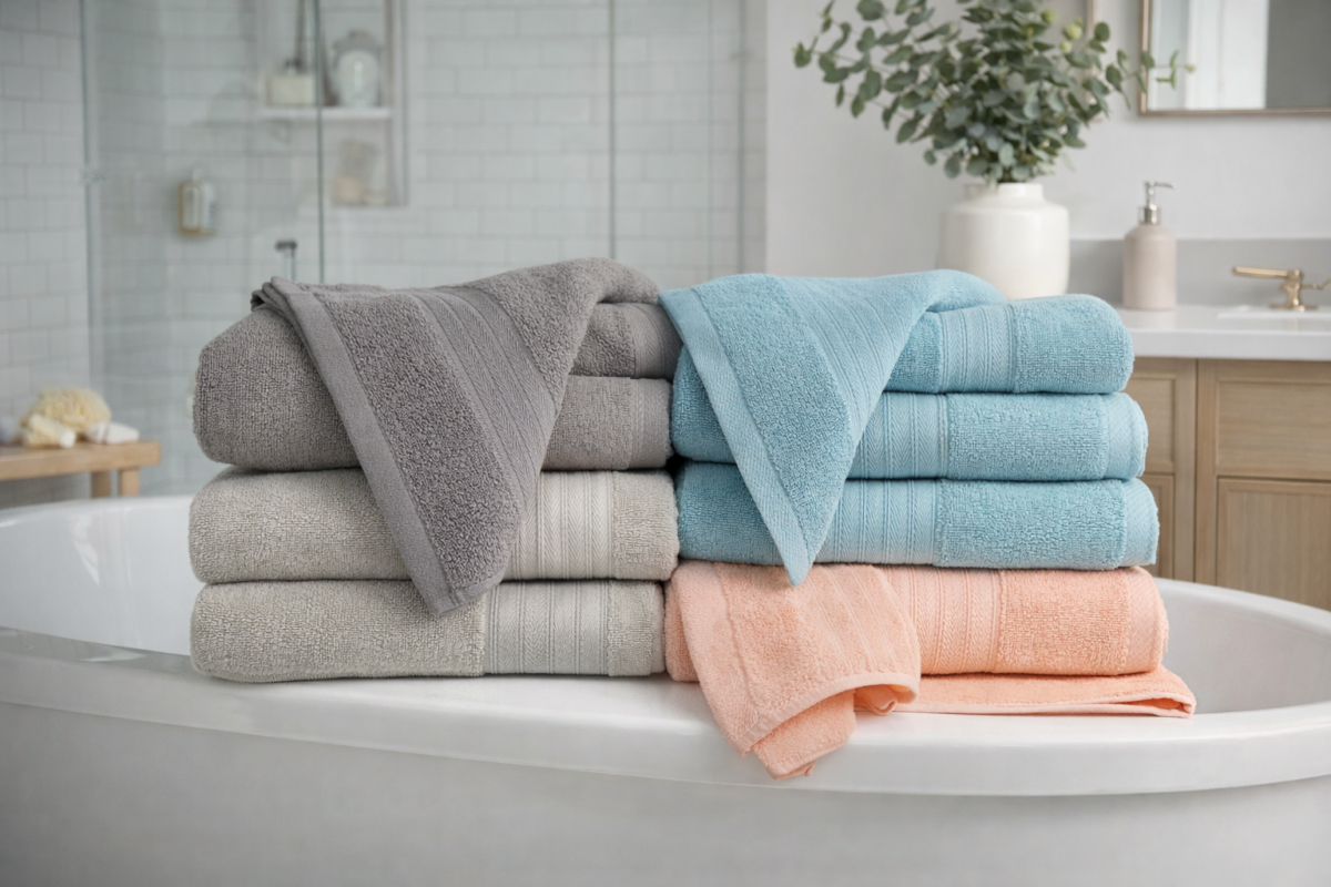 Cotton Bath Towels Sets- 100% Cotton Towels, Luxury Hotel Towels Set of 2 pcs Bath Towel, 2 Hand Towels Cotton Bath Towels Sets- 100% Cotton Towels, Luxury Hotel Towels Set of 2 pcs Bath Towel, 2 Hand Towels