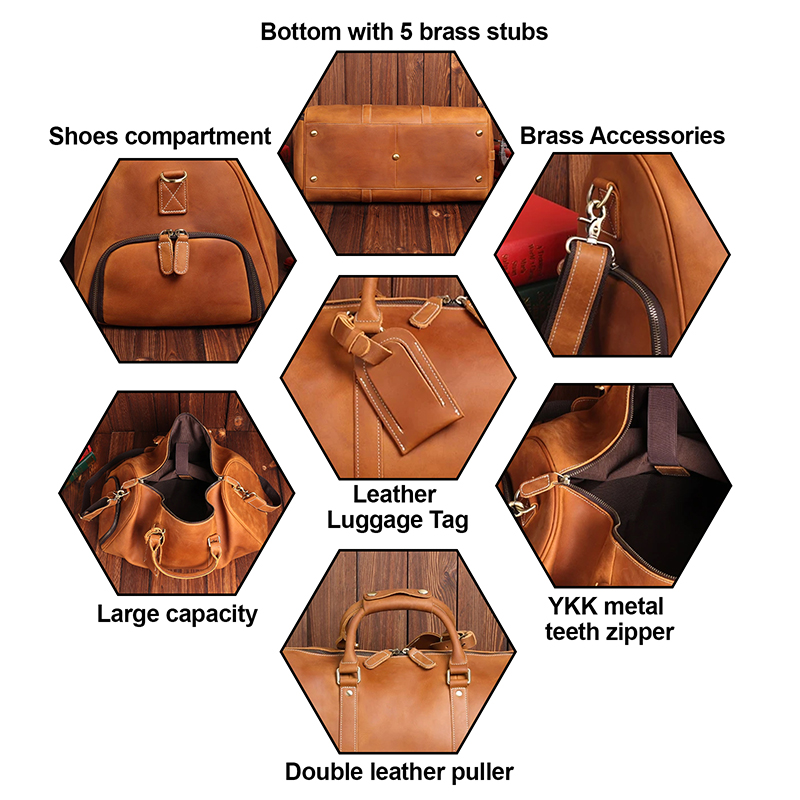 Hudson Duffle Bag 20*10.5*9.5 Inches