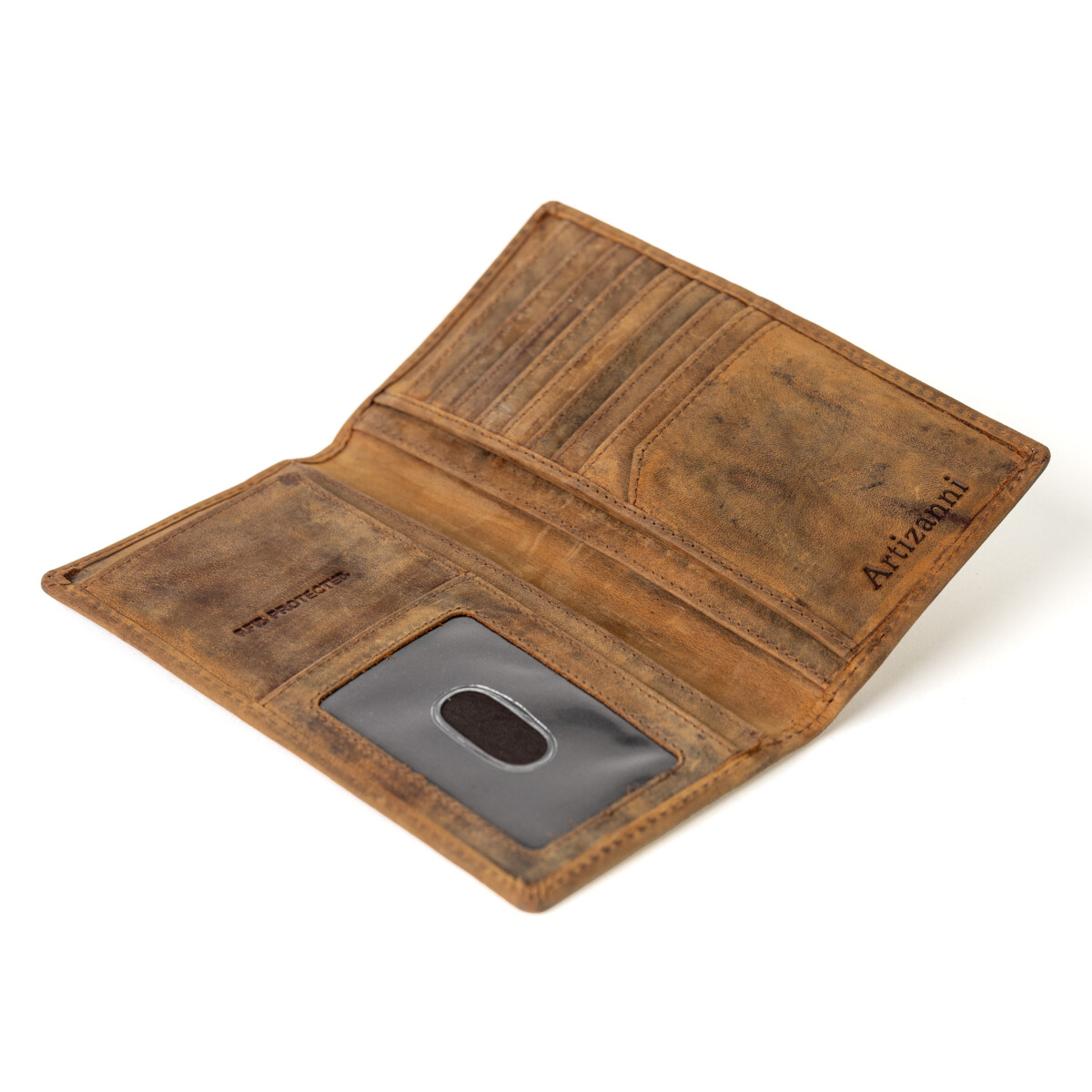 Men’s checkbook Rodeo Long Wallet (FLAG) SD 033, Size :  3.6” W * 7.1” H Inches