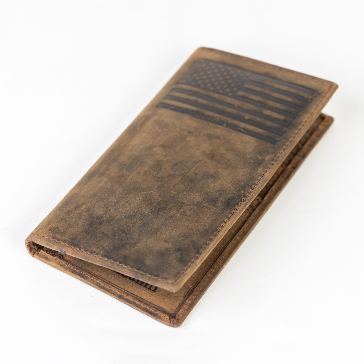 Men’s checkbook Rodeo Long Wallet (FLAG) SD 033 Vintage