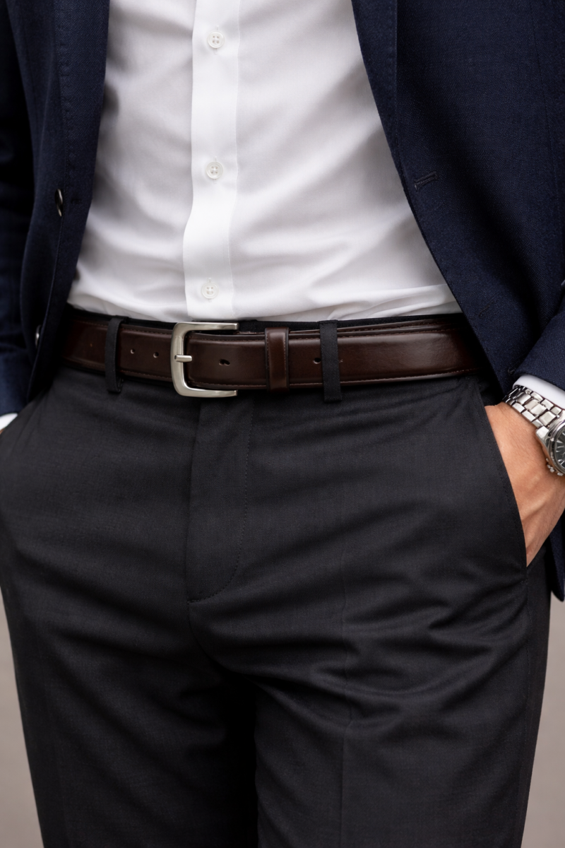 LONG HAUL -RETRO STYLE BELT SD 073 (BROWN)