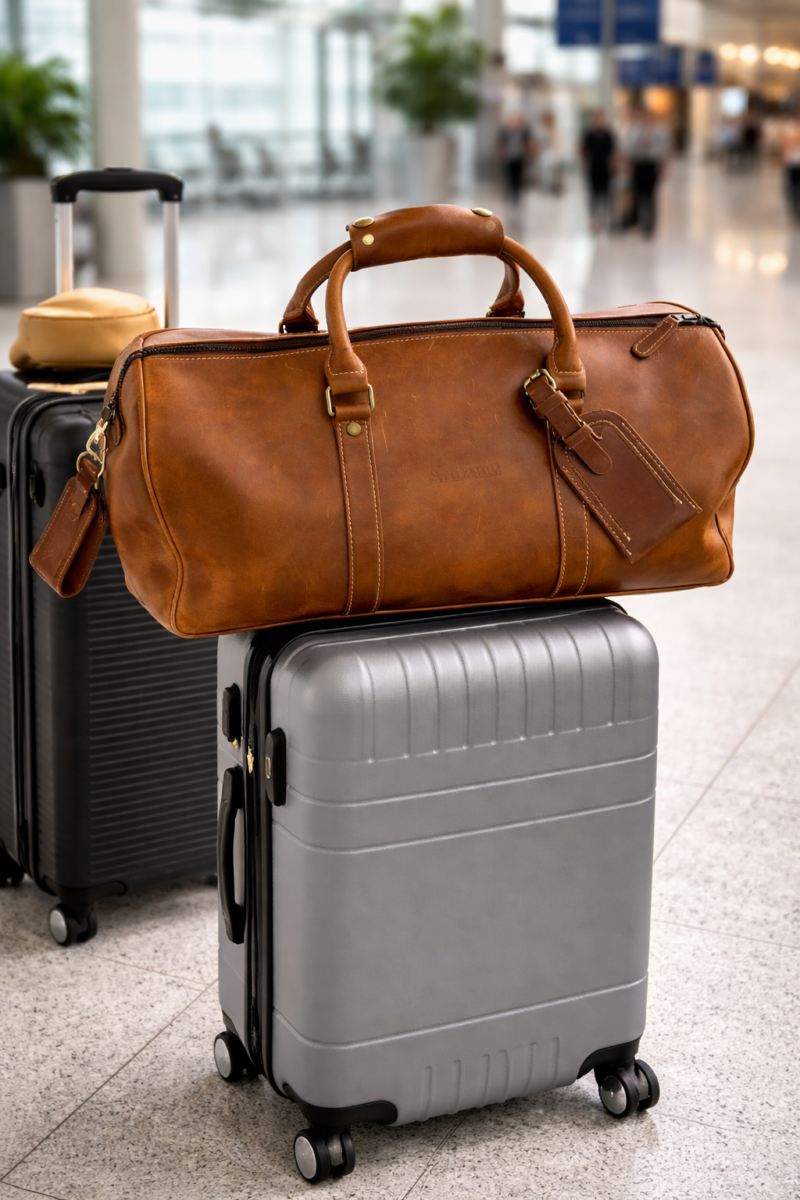 Aviator Duffle 083 (Vintage Tan) 23.2”* 23.62”* 11.81 Inch (L*W*H)